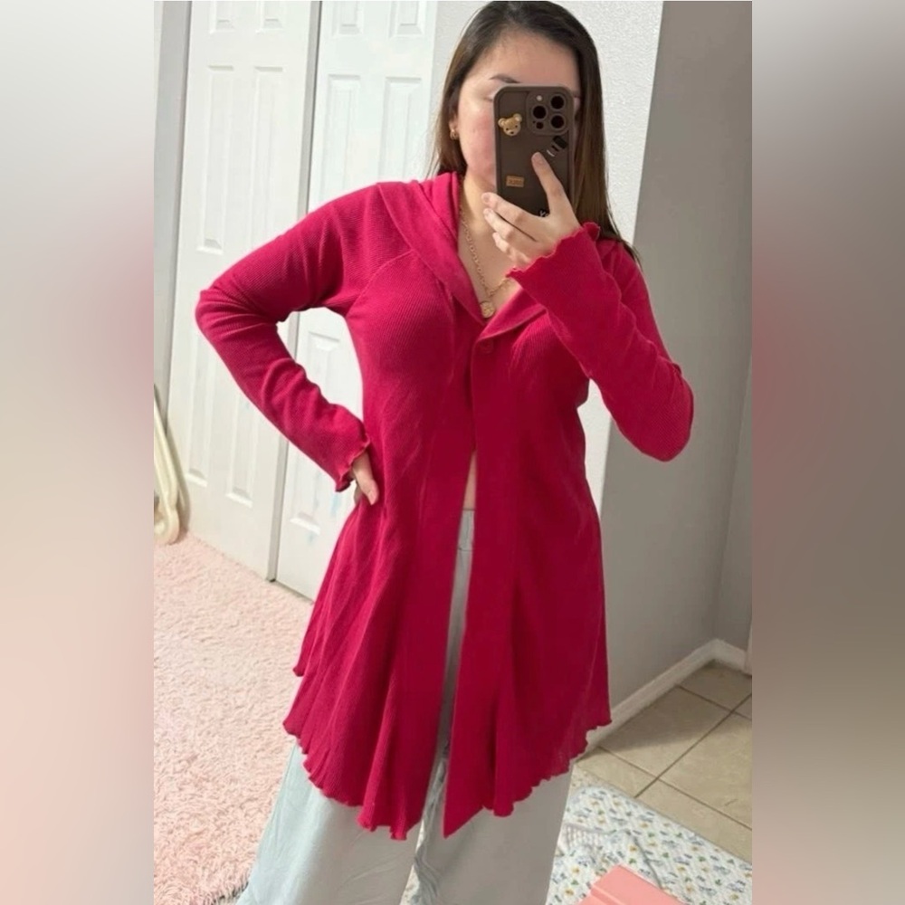 Calvin Klein Performance Vibrant Pink Cardigan